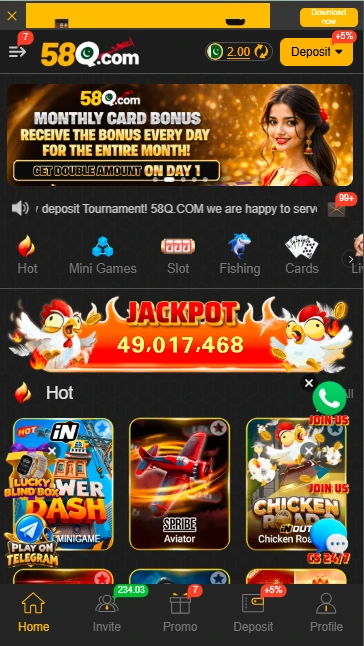 58Q Game Dashboard Overview