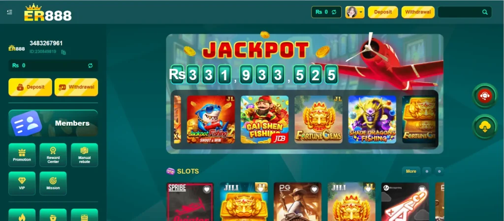 ER888 Game Categories and Online Games 2026