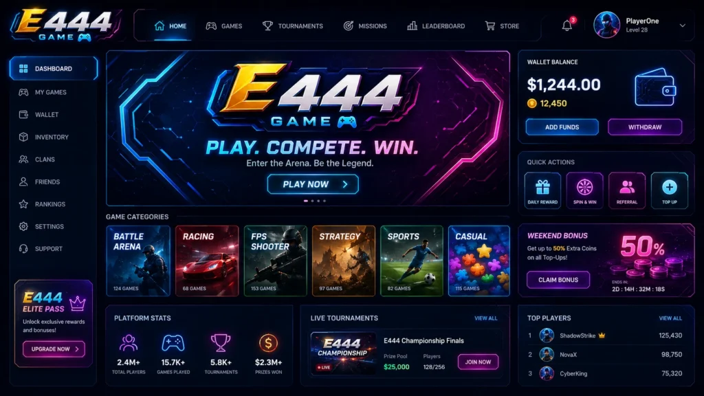 E444 Dashboard View