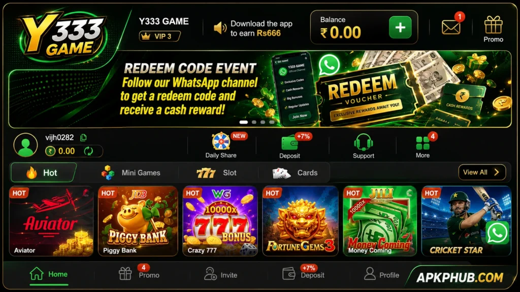 Y333 Game Dashboard image