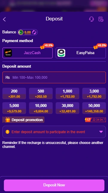 XC 777 Game Deposit